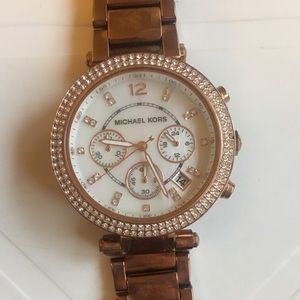 Michael Kors Parker Rose Gold Watch
